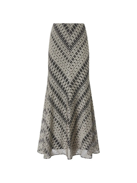  Missoni 3d Diamond-pattern Maxi Skirt - Neutrals 