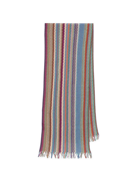  Missoni Fringed Scarf - Blue 