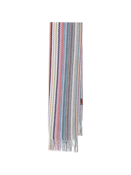  Missoni Fringed Scarf - White 