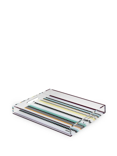  Missoni Home Curt Large Tray - White 