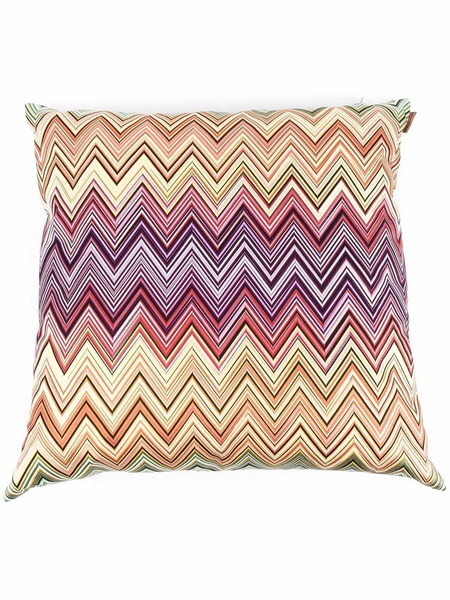  Missoni Home Jarris Zigzag-pattern Cushion - Purple 