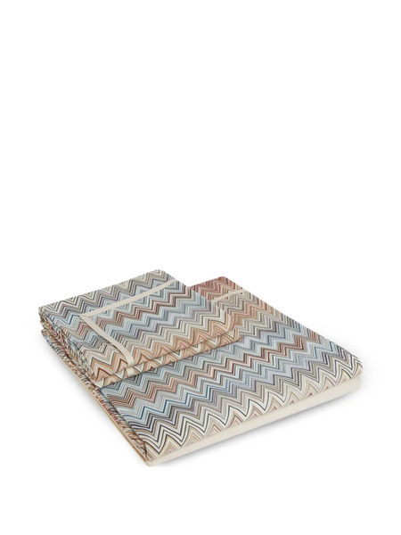  Missoni Home John Zig-zag-pattern Bedding (set Of Four) - Neutrals 
