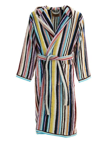  Missoni Home Striped Tie-waist Robe - Multicolour 