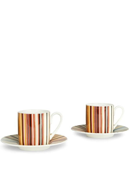  Missoni Home Stripes Jenkins Coffee Set - White 