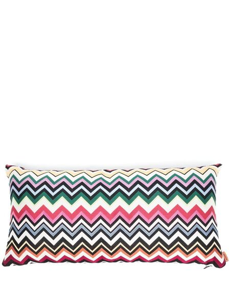  Missoni Home Zig-zag Pattern Cushion - Green 