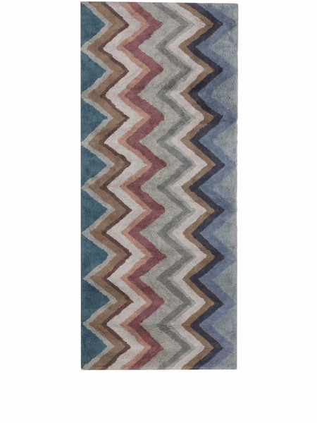  Missoni Home Zig-zag Pattern Rug - Blue 