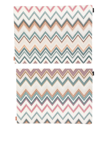  Missoni Home Zig-zag Placemats (set Of Two) - Neutrals 