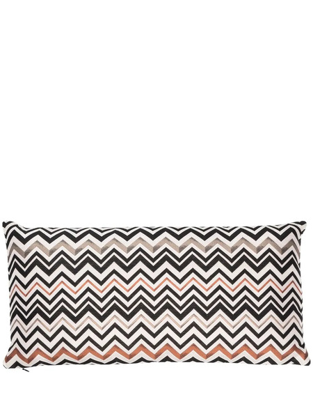  Missoni Home Zig-zag Print Rectangular Cushion - Neutrals 
