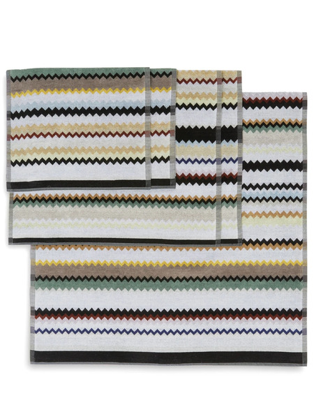  Missoni Home Zigzag-pattern Bath Towels (set Of Five) - Multicolour 