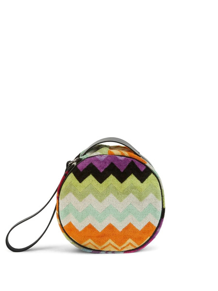  Missoni Home Zigzag-pattern Coin Case - Orange 