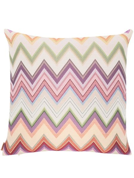  Missoni Home Zigzag-pattern Cushion - Neutrals 