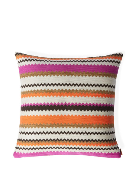 Missoni Home Zigzag Pattern Cushion - Orange 