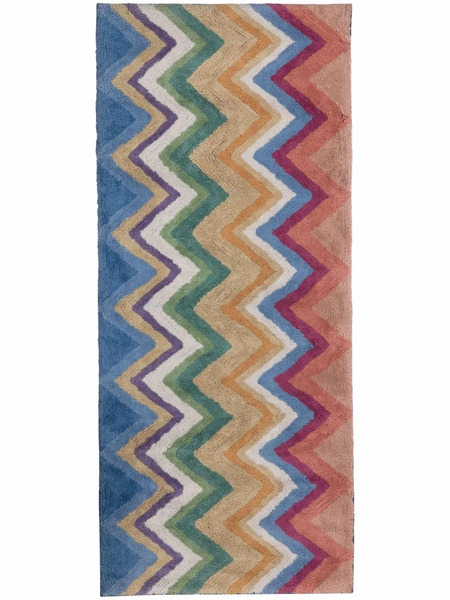  Missoni Home Zigzag Pattern Rug - Pink 