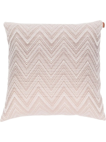  Missoni Home Zigzag-pattern Wool Cushion - Neutrals 