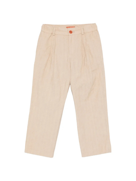  Missoni Kids Pleated Herringbone Trousers - Neutrals 
