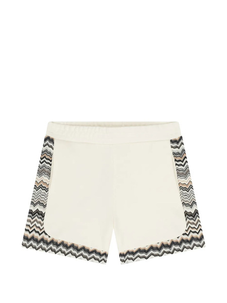  Missoni Kids Zig-zag Shorts - Neutrals 