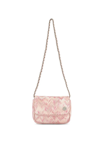  Missoni Kids Zigzag-pattern Chain-strap Bag - Pink 