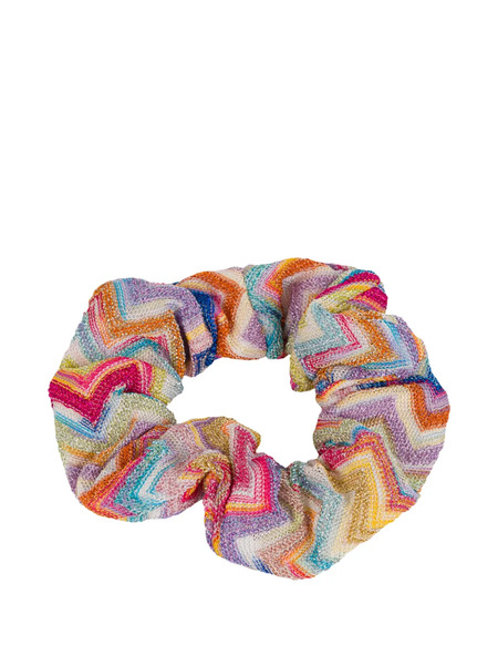  Missoni Kids Zigzag-pattern Scrunchie - Pink 