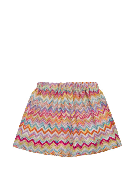  Missoni Kids Zigzag-pattern Skirt - Pink 