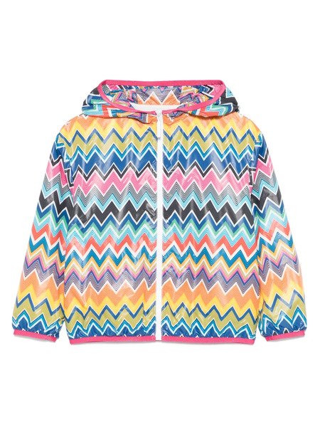  Missoni Kids Zigzag-print Jacket - Pink 