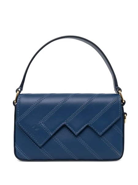  Missoni Leather Shoulder Bag - Blue 