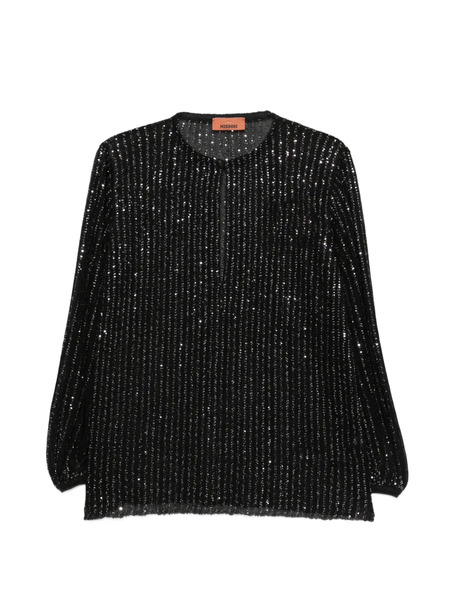  Missoni Long-sleeves Blouse - Black 