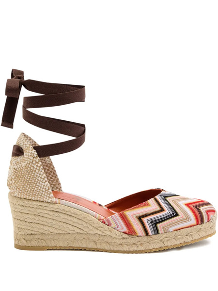 Missoni 60mm Eva Espadrilles - Brown 
