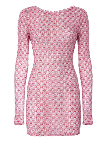  Missoni Patterned Mini Dress - Red 
