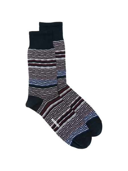  Missoni Patterned Socks - Blue 