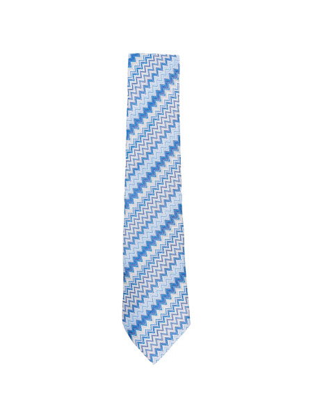  Missoni Patterned Tie - Blue 