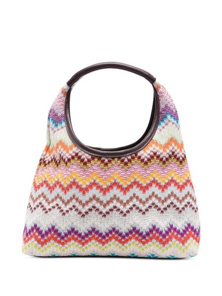  Missoni Raschel Zigzag-pattern Tote Bag - Neutrals 