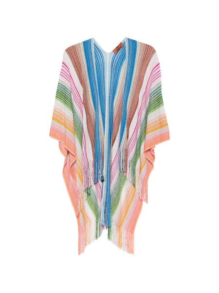  Missoni Striped Fringed Jacket - Neutrals 