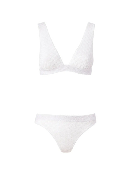  Missoni Textured Bikini Set - White 