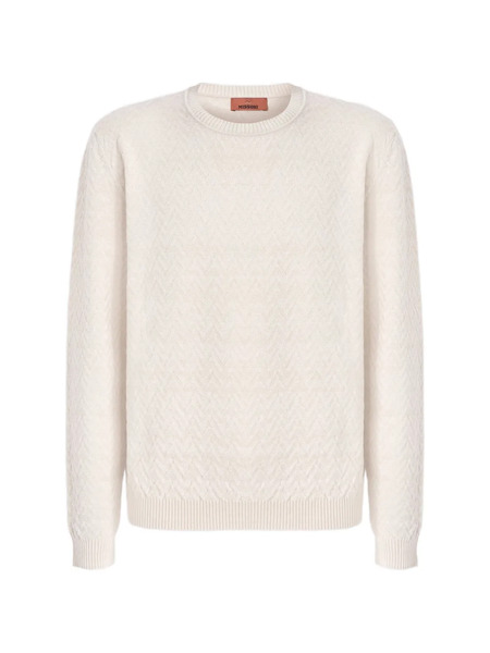  Missoni Textured Crew-neck Sweater - Neutrals 