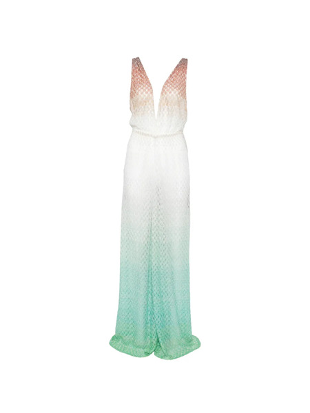  Missoni V-neck Jumpsuit - Neutrals 