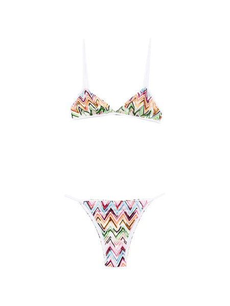 Missoni Zigzag Bikini Set - White 