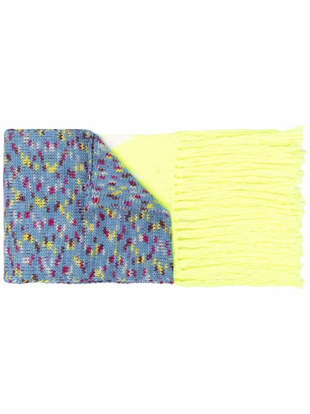  Missoni Zigzag Knitted Scarf - Blue 