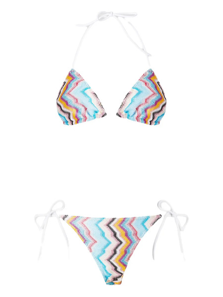  Missoni Zigzag-pattern Bikini - Blue 