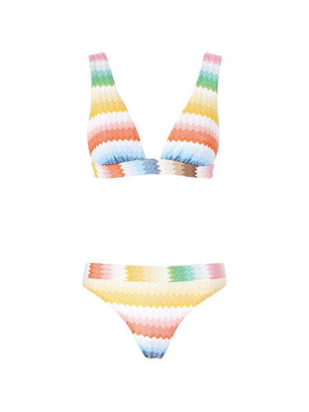  Missoni Zigzag-pattern Bikini - Yellow 