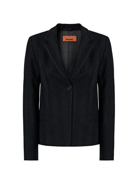  Missoni Zigzag-pattern Blazer - Black 