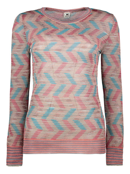 Missoni Zigzag-pattern Jumper - Pink 