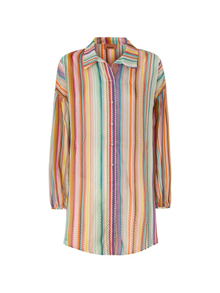  Missoni Zigzag-pattern Shirt - Red 