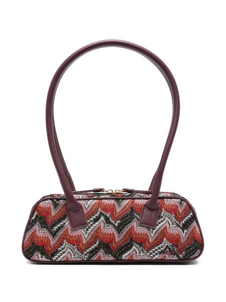  Missoni Zigzag-pattern Shoulder Bag - Purple 