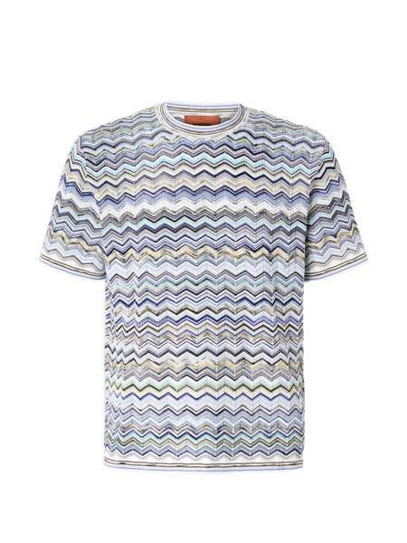  Missoni Zigzag Pattern T-shirt - White 