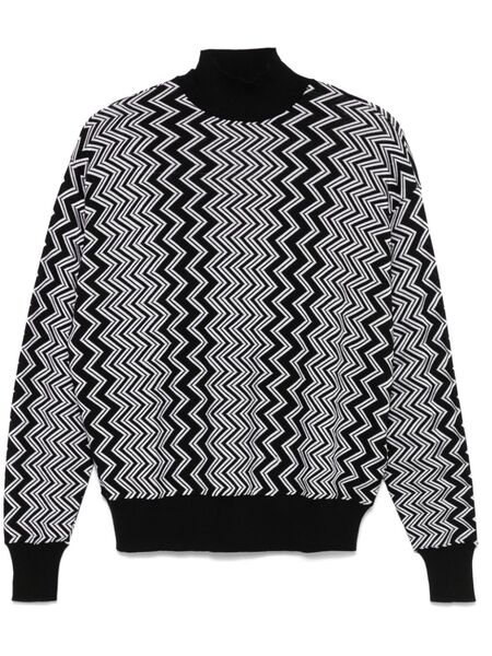  Missoni Zigzag Sweater - Black 