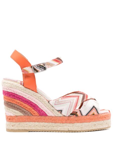  Missoni Zigzag-woven Espadrilles - Orange 
