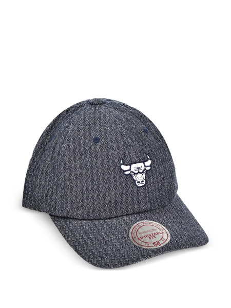  Mitchell & Ness Chicago Bulls Reverse Baseball Hat - Grey 