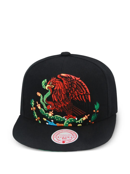  Mitchell & Ness Cropped Eagle Cap - Black 