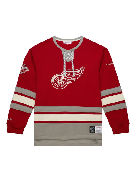  Mitchell & Ness Detroit Red Wings Lace-up Pullover 