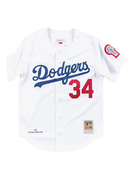  Mitchell & Ness Dodgers Jersey - White 